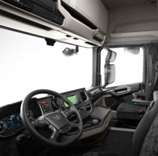 Next Generation Scania: Interior (Cab interior, CR20 Highline Södertälje, Sweden Photo: Göran Wink 2016)