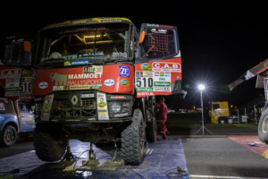 Renault Trucks Pascala de Baara v bivaku / Foto zdroj: MKR Technology