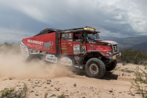 DAKAR 2017 - 3. etapa - kamion Renault Sherpa s roudnickým mechanikem Danielem Kozlovským / Foto zdroj: MKR Technology