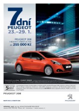 7 dní PEUGEOT - 23. - 29.1.2017