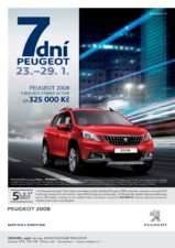 7 dní PEUGEOT - 23. - 29.1.2017