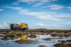 Franta, Liaz Martina Macíka se v pořádku vrátil z Buenos Aires do Sedlčan. Doprovodné vozy dopadly hůř / Foto zdroj: Big Shock Racing