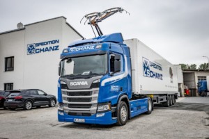 Spedition Schanz je průkopníkem elektrické silniční dopravy v Německu / Foto zdroj:  Scania Czech Republic, s.r.o.