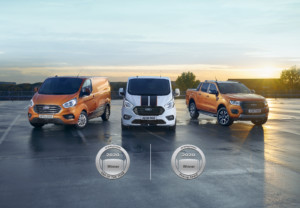 Dvojitý zásah: Užitkové modely Ford byly vyhlášeny „dodávkou roku" i „pick-upem roku" 2020 / Foto zdroj: Ford Czech Republic
