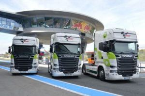 Scania a MotoGP - snižování emisí