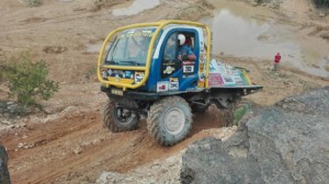 mistři Evropy v Truck Trialu (Bohumír Čáp - Kateřina Ventluková)