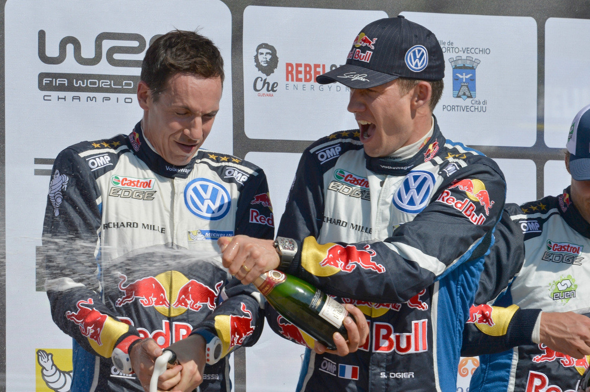 WRC Rally France 2016 (Julien Ingrassia (F), Sébastien Ogier (F) WRC Rally France - Corsica 2016 Photo: Daniel Roeseler)