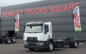 Renault Trucks dodal společnosti STAF model D WIDE CNG s horizontálním výfukem (Foto zdroj: Renault Trucks)