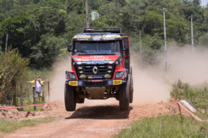 Kamion Renault Sherpa s pilotem van den Brinkem (Foto zdroj: MKR Technology)