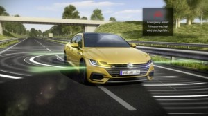 Nejnovější generace systému „Emergency Assist“ v modelu Arteon / Foto zdroj: Porsche Česká republika s.r.o.