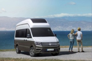 Hvězda veletrhu Caravan Salon: Studie obytného automobilu California XXL na základě nového Crafteru / Foto zdroj: Porsche Česká republika s.r.o.