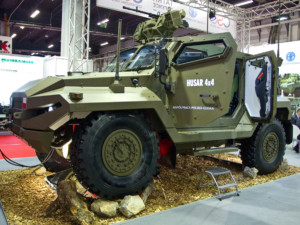 Polská společnost H. CEGIELSKI-POZNAŃ a česká TATRA DEFENCE VEHICLE a představily nové obrněné vozidlo HUSAR 4x4 / Foto zdroj: Tiskový servis CZECHOSLOVAK GROUP