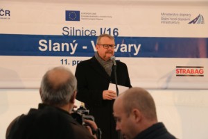 Nová silnice I/16 ulehčí do dvou let život obyvatelům ve Slaném a okolí / Foto zdroj: Ministerstvo dopravy ČR