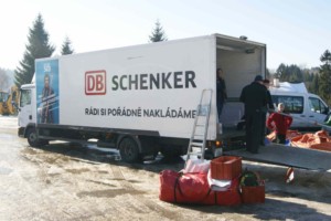 DB Schenker již zaváží materiál na Jizerskou 50 / Foto zdroj: DB Schenker