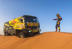 Dakar: Macík s Brabcem už testují v poušti. S navigačním softwarem a lopatkami / Foto zdroj: Big Shock Racing